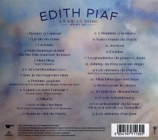 Edith Piaf: Best Of [CD]