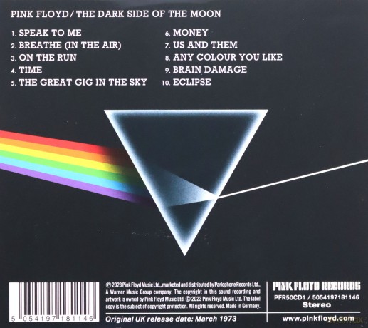Pink Floyd: Dark Side Of The Moon (50th Anniversary) [CD]