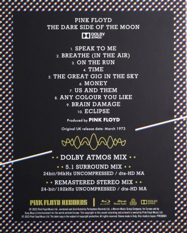 Pink Floyd: Dark Side Of The Moon (50th Anniversary) [Blu-Ray]