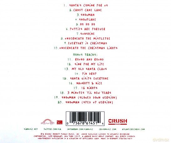 Sia: Everyday Is Christmas (20 Track Deluxe) [CD]