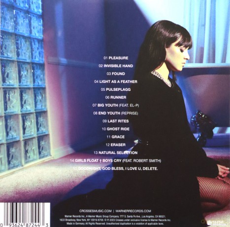 Crosses: Goodnight, God Bless, I Love U, Delete. [CD]