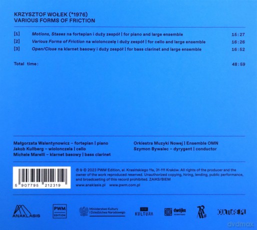 Krzysztof Wołek: Various Forms Of Friction [CD]