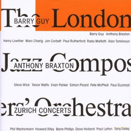 London Jazz Composers Orchestra (B. Guy, A, Braxton, H. Lowther, M. Charig, J. Corbett, P. Rutherford, R. Malfatti, A. Tomlinson, S. Wick, T. Watts, E. Parker, S. Pickard, P. McPhail, P. Dunmall, P. Wachsmann, H. Riley, B. Philips, D. Holland, P. Lytton, 