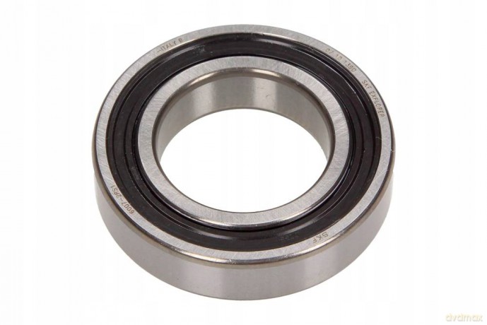 Łożysko kulkowe zwykłe, obustornne uszczelnienie wargowe, 6007-2RS SKF