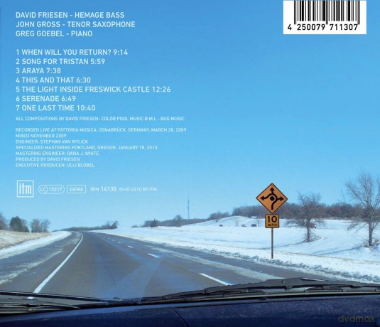 Friesen, David (J. Gross, G. Goebel): Circle Of Three [CD]