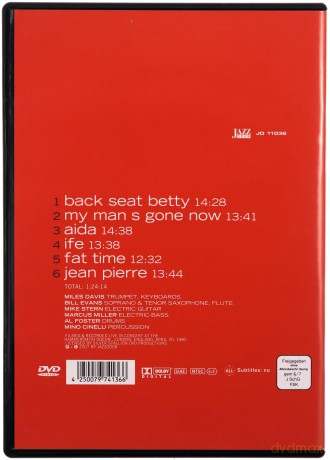 Miles Davis (B. Evans, M. Stern, M. Miller, A. Foster, M. Cinelu): Live at Hammersmith Odeon, London 1982 [DVD]