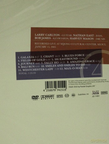 Fourplay (L. Carlton, B. James, N. East, H. Mason): Journey / Live in Seoul (2005) [DVD]