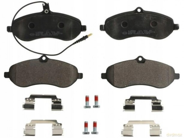 Zestaw klocków hamulcowych, hamulce tarczowe Breck 24595 00 701 00 Peugeot Fiat Citroen