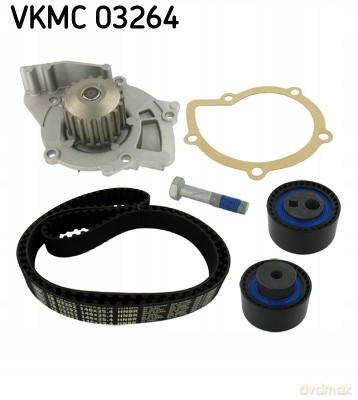 Zestaw paska rozrządu SKF VKMC 03264 Pompa wodna + Suzuki Peugeot Citroen