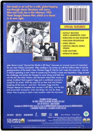 The Three Stooges Go Around the World in a Daze [DVD]
