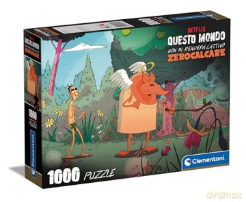 CLEMENTONI 1000 el. Compact Zero Calcare [PUZZLE]
