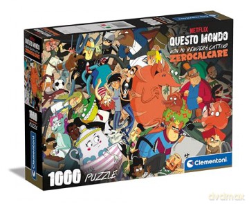 CLEMENTONI 1000 el. Compact Zero Calcare [PUZZLE]