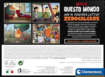 CLEMENTONI 1000 el. Compact Zero Calcare [PUZZLE]