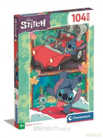 CLEMENTONI 104 el. Super Kolor Stitch [PUZZLE]