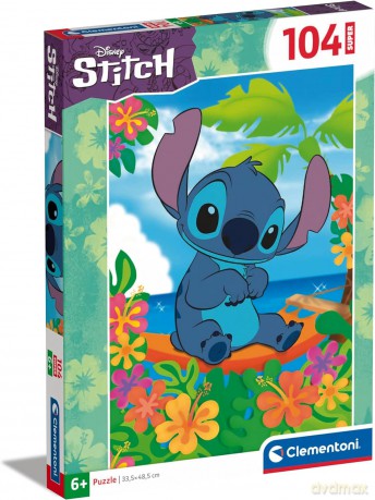 CLEMENTONI 104 el. Super Kolor Stitch [PUZZLE]