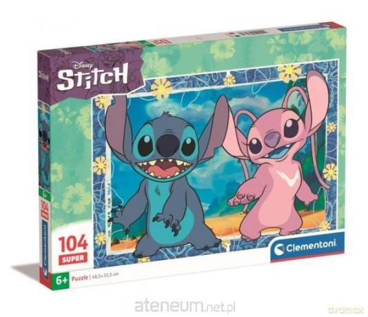 CLEMENTONI 104 el. Super Kolor Stitch [PUZZLE]