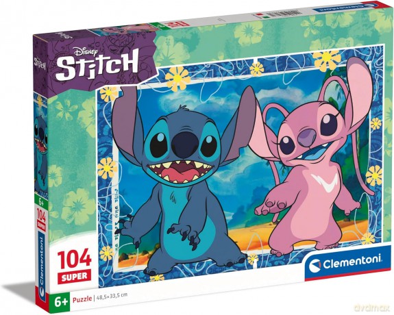 CLEMENTONI 104 el. Super Kolor Stitch [PUZZLE]