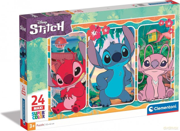 CLEMENTONI 24 el. Maxi Super Kolor Stitch [PUZZLE]