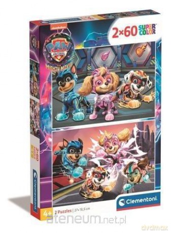 CLEMENTONI 2x60 el. Super Kolor Psi Patrol [PUZZLE]