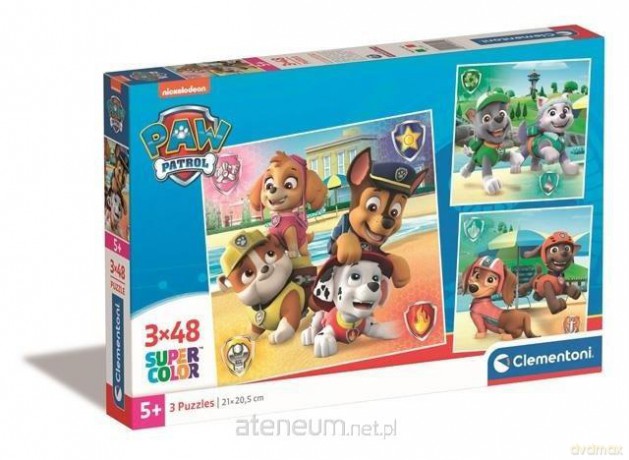 CLEMENTONI 3x48 el. Super Kolor Psi Patrol [PUZZLE]