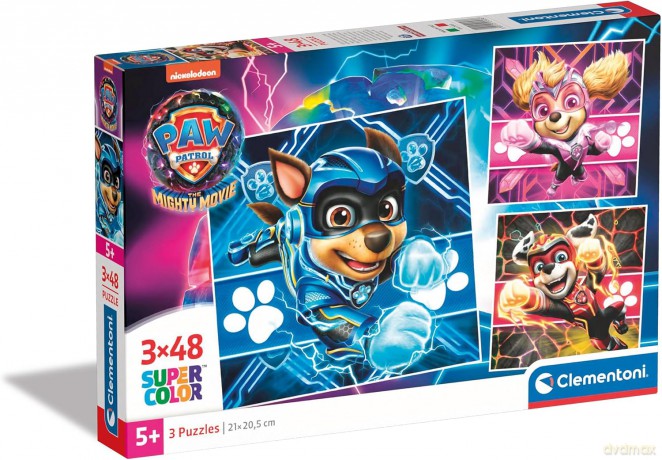CLEMENTONI 3x48 el. Super Kolor Psi Patrol [PUZZLE]