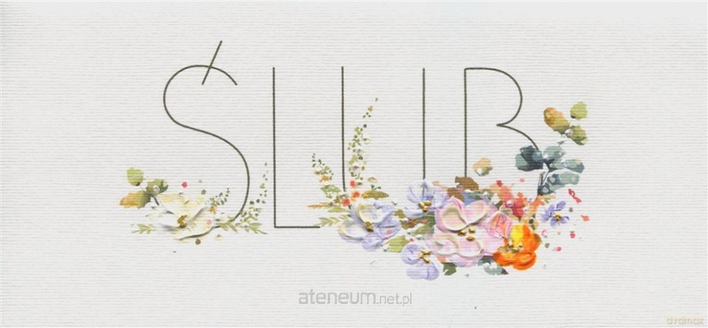 Karnet Ślub DL S61 - ŚLUB