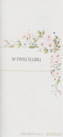 Karnet Ślub DL S62 - W dniu ślubu