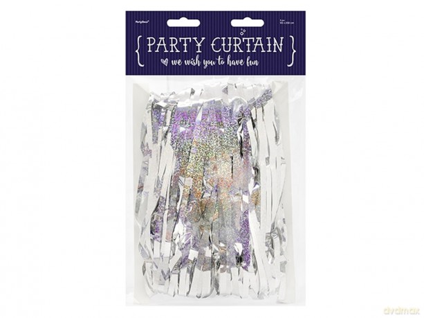 Kurtyna Party holograficzna 90x250cm
