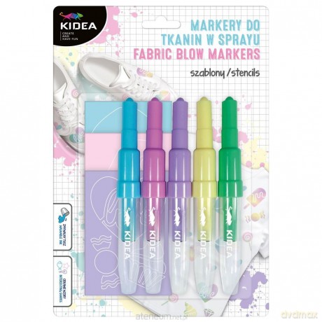 Markery do tkanin w sprayu Sweet Love 5szt