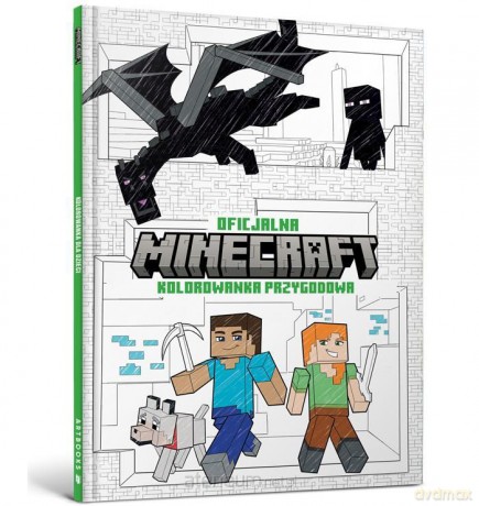 Minecraft. Oficjalna kolorowanka przygodowa [KSIĄŻKA]