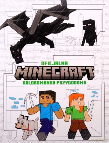 Minecraft. Oficjalna kolorowanka przygodowa [KSIĄŻKA]