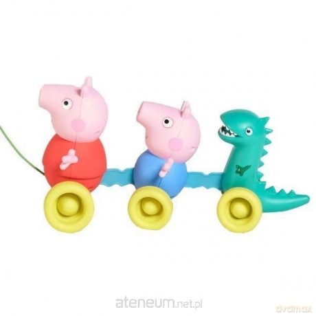 Świnka Peppa rodzinka do ciągnięcia [FIGURKA]