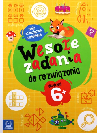 Wesołe zadania do rozwiązania. Zbiór zajmujących łamigłówek - Beata Karlik [KSIĄŻKA]