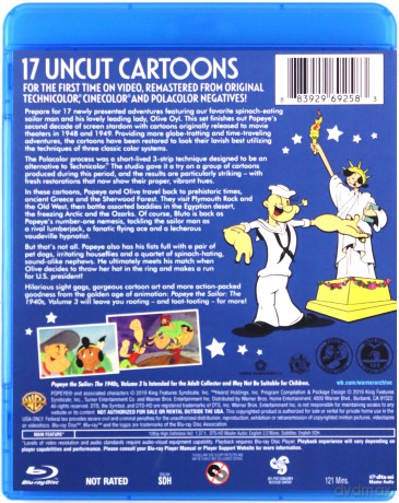 Popeye the Sailor: The 1940s, Volume 3 [Blu-Ray]