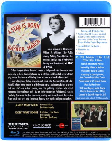 A Star Is Born (Narodziny gwiazdy) [Blu-Ray]