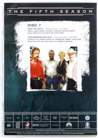 Walker, Texas Ranger Season 5 (Strażnik Teksasu) [7DVD]