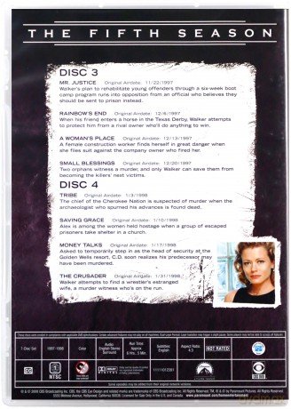 Walker, Texas Ranger Season 5 (Strażnik Teksasu) [7DVD]