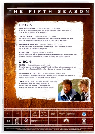 Walker, Texas Ranger Season 5 (Strażnik Teksasu) [7DVD]