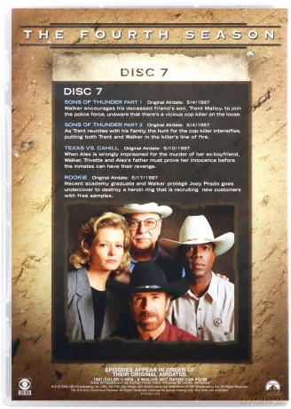 Walker, Texas Ranger Season 4 (Strażnik Teksasu) [7DVD]