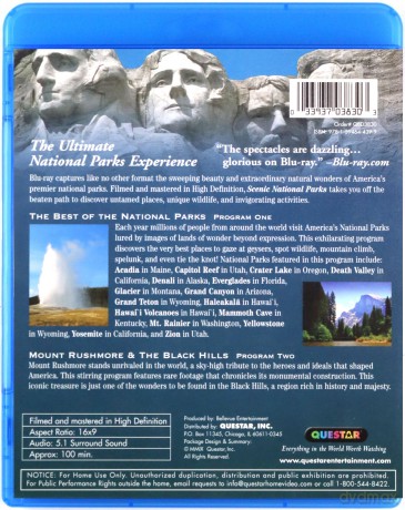 Scenic National Parks: Best of National Parks [Blu-Ray]
