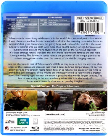 Yellowstone: Battle for Life (Opowieści o Yellowstone) [Blu-Ray]