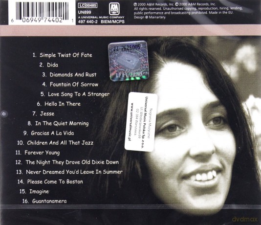 Joan Baez: Universal Masters Collection [CD]