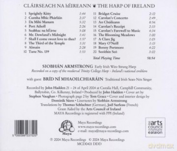 Armstrong, Siobhan feat. B. N. Mhaoilchiarain: The Harp of Ireland [CD]