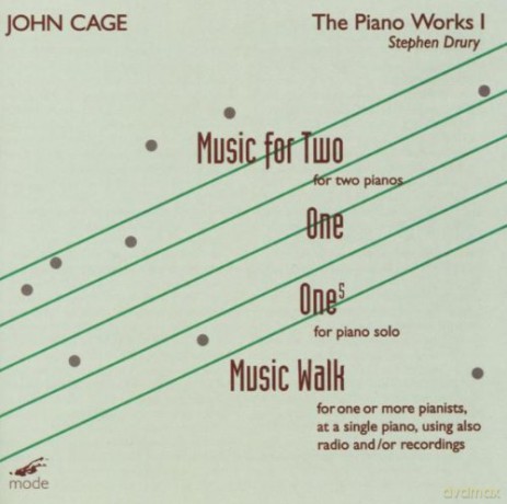 Cage, John vol. 13: The Piano Works 1: Music for Two, One, One5, Music Walk: Stephen Drury - pianos & devices [CD]