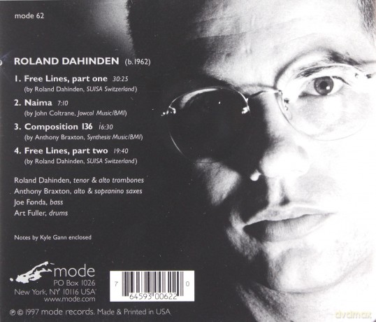 Dahinden, Roland Trios (A. Braxton, J. Fonda, A. Fuller): Naima [CD]