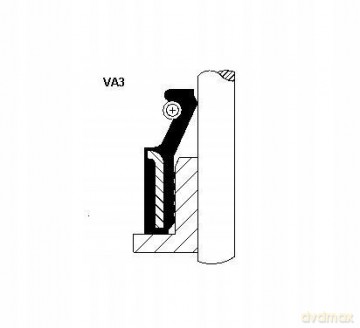 Corteco 49472017 Uszczelniacz, trzonek zaworu Mercedes Audi Fiat Skoda VW Seat Ford