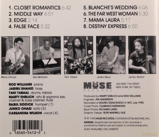 Rod Williams (M. Ehrlich, J. Shahid, T. Tabbal, C. Wilson): Destiny Express [CD]
