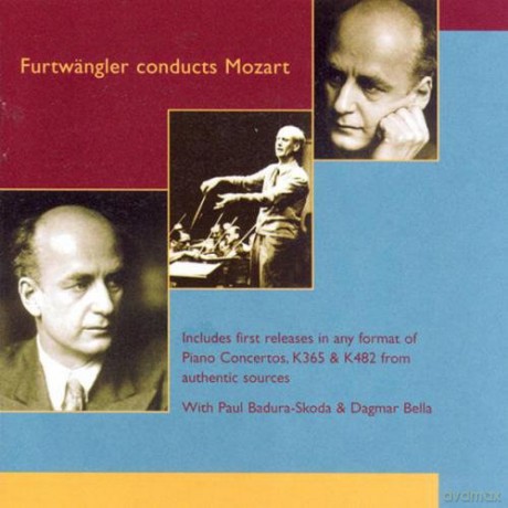 Mozart: Piano Con. in E-flat, K482, Con. for 2 Piano in E-flat, K365, Serenade No. 10, K361, Sym. No. 40, K550: Furtwangler, Badura-Skoda, P; Bella, Dagmar [2CD]