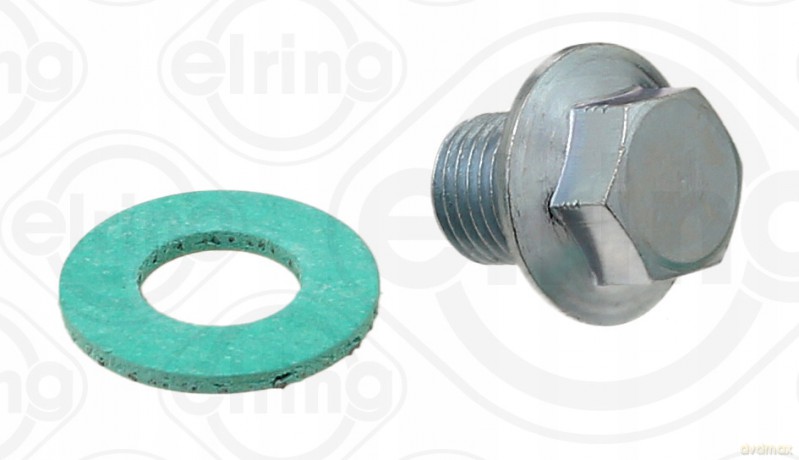 Elring 952.850 Korek spustowy oleju, miska olejowa Toyota Audi Skoda VW Seat