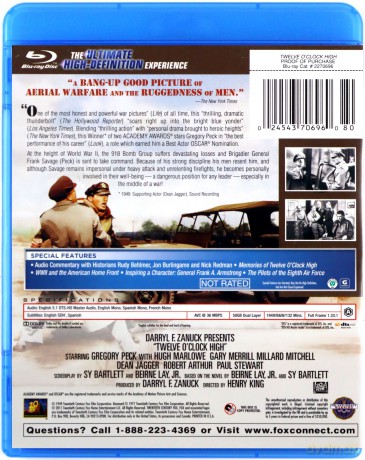 Twelve O'Clock High (Z jasnego nieba) [Blu-Ray]